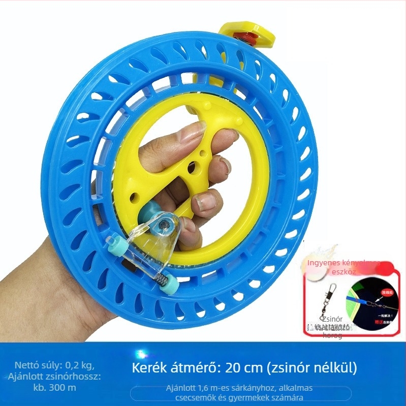 Új, könnyen kezelhető, önzáró, visszaforgásgátlós, felnőtt csapágyas, gyermekeknek való repülő kézi kerék