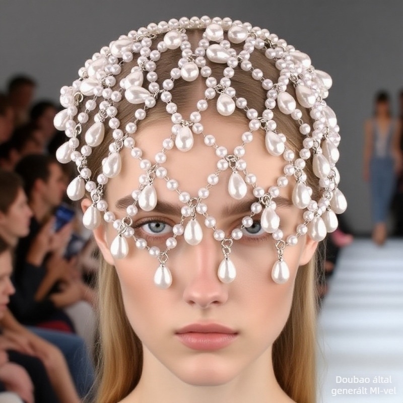 2023 Új gyöngyhálós fejfedő Fejpántos fejfedők Fejfedők Fejfedők Fejfedők