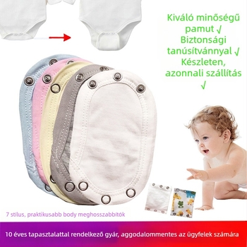 Kombinált Hakka hosszabbító darab tiszta pamut baba mászóka hosszabbító darab baba szövetbetét baba pihenő hosszabbító