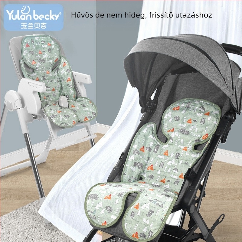 Nyári étkezőszék, jégszőnyeg, babakocsi, jégszőnyeg, gél, rajzfilm, hűvös babapárna, hideg szőnyeg, gyermek autós szőnyeg, puha