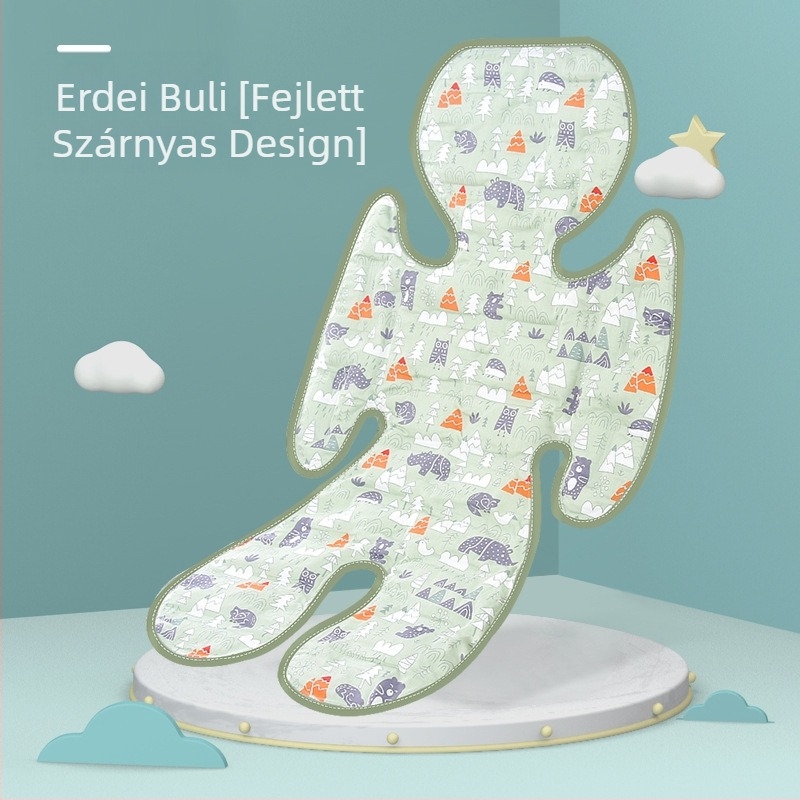 Nyári étkezőszék, jégszőnyeg, babakocsi, jégszőnyeg, gél, rajzfilm, hűvös babapárna, hideg szőnyeg, gyermek autós szőnyeg, puha