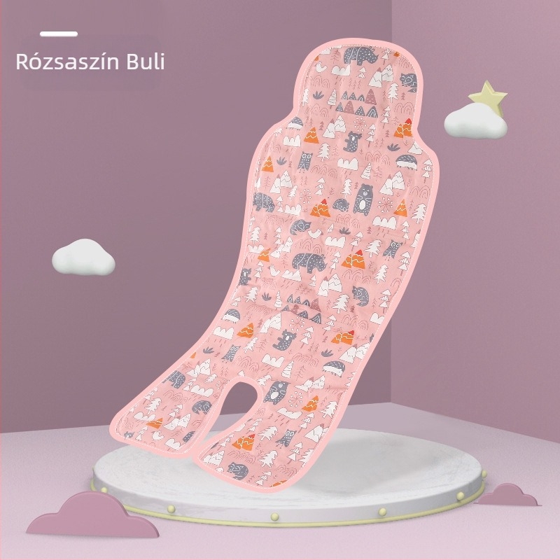 Nyári étkezőszék, jégszőnyeg, babakocsi, jégszőnyeg, gél, rajzfilm, hűvös babapárna, hideg szőnyeg, gyermek autós szőnyeg, puha