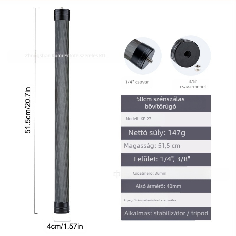 Feiyu hosszabbító rúd Dajiang hatalmas mobiltelefon-stabilizátor univerzális szelfibot sportkamera gopro13 kézi rúd