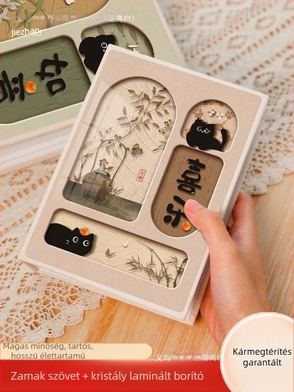 Kínai stílusú kis fotóalbum, nagy kapacitású emlékalbum betétlapokkal, 5 hüvelykes, 6 hüvelykes, 7 hüvelykes Polaroid, 3 hüvelykes családi babanövekedési album