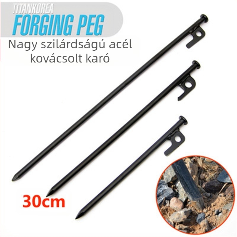 Strandszeg 30CM10 Vészhelyzeti sivatagi festői helyszínre Kemping Műanyag Lakókocsi Utazási Rögzítő Készlet