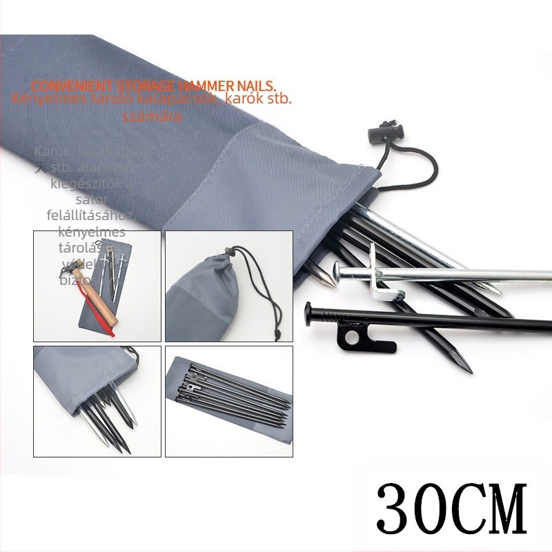 Strandszeg 30CM10 Vészhelyzeti sivatagi festői helyszínre Kemping Műanyag Lakókocsi Utazási Rögzítő Készlet