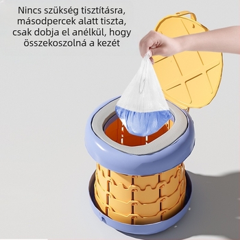 Összecsukható gyerek WC bili gyerek férfi hordozható kültéri piszoár baba női utazó WC