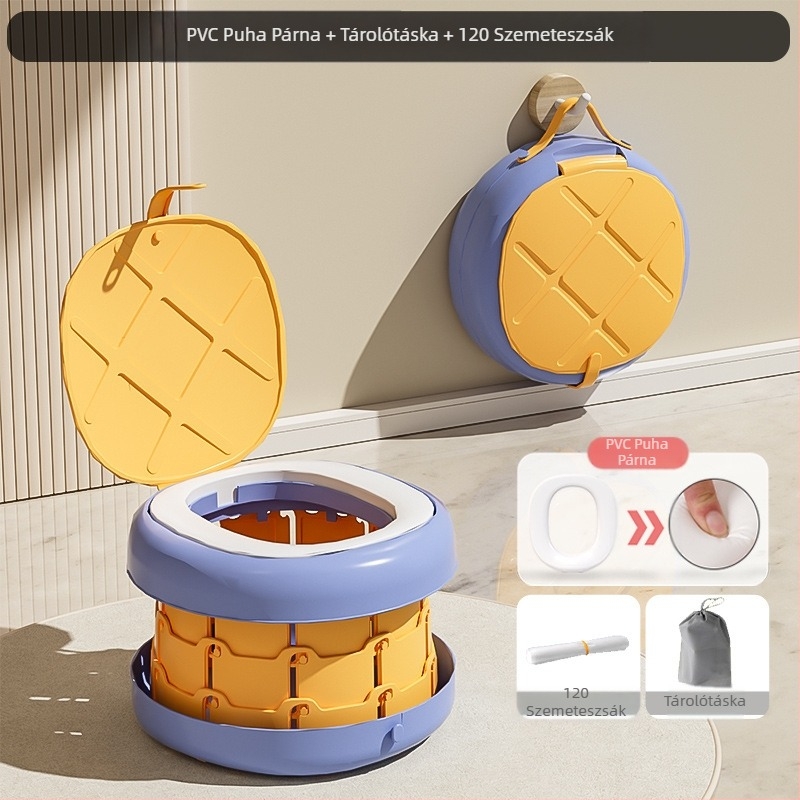 Összecsukható gyerek WC bili gyerek férfi hordozható kültéri piszoár baba női utazó WC