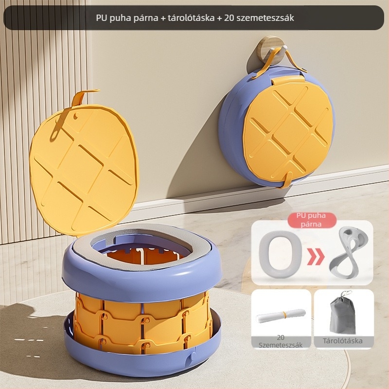 Összecsukható gyerek WC bili gyerek férfi hordozható kültéri piszoár baba női utazó WC