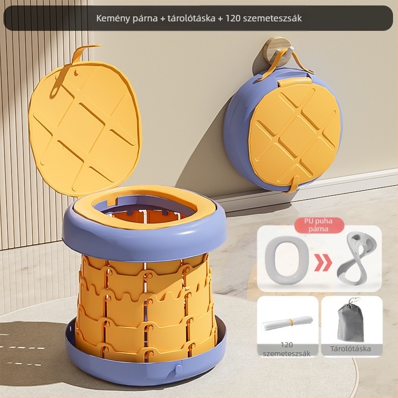 Összecsukható gyerek WC bili gyerek férfi hordozható kültéri piszoár baba női utazó WC