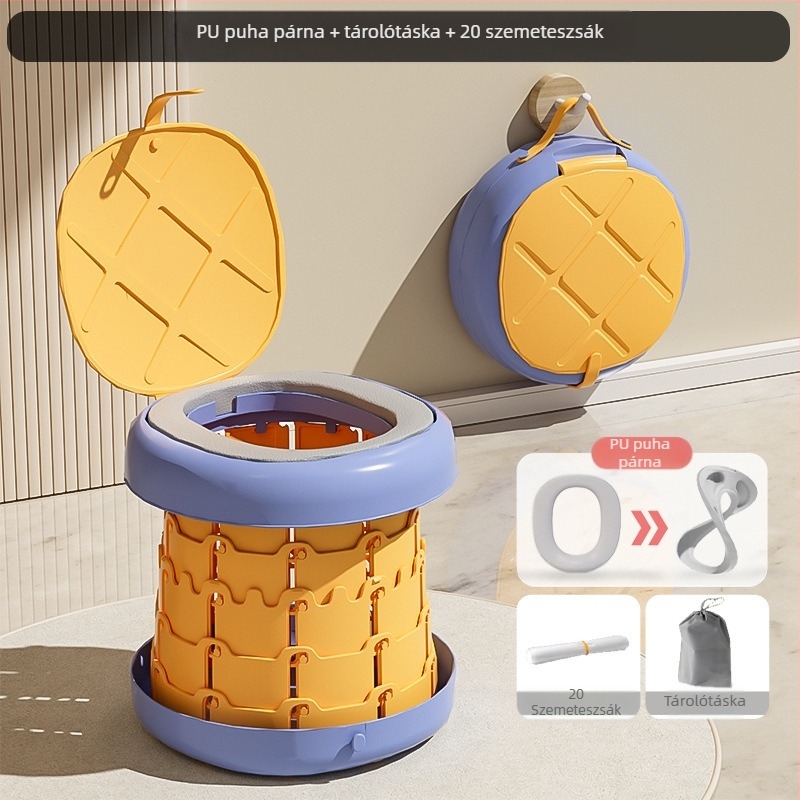 Összecsukható gyerek WC bili gyerek férfi hordozható kültéri piszoár baba női utazó WC