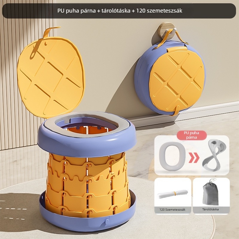 Összecsukható gyerek WC bili gyerek férfi hordozható kültéri piszoár baba női utazó WC