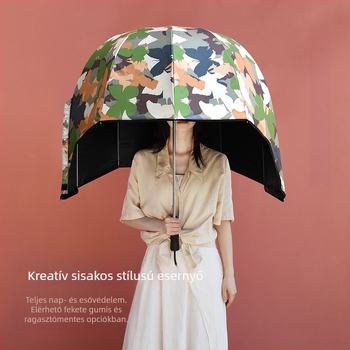 Trendi sisakreszelő esernyő luxus érzettel, egyedi napvédelemmel ellátott kültéri, kettős felhasználású esernyő napra és esőre, határokon átnyúló nagykereskedelem