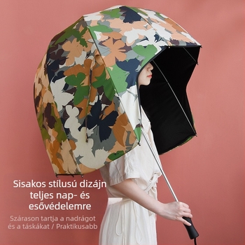 Trendi sisakreszelő esernyő luxus érzettel, egyedi napvédelemmel ellátott kültéri, kettős felhasználású esernyő napra és esőre, határokon átnyúló nagykereskedelem