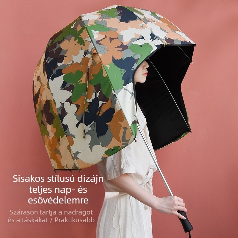 Trendi sisakreszelő esernyő luxus érzettel, egyedi napvédelemmel ellátott kültéri, kettős felhasználású esernyő napra és esőre, határokon átnyúló nagykereskedelem