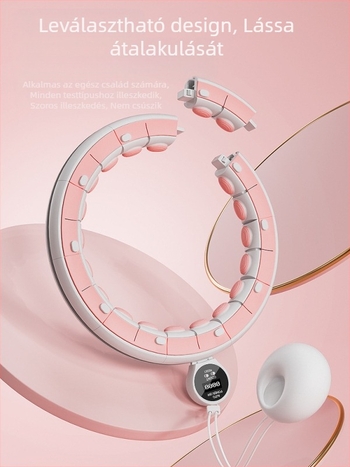 Okos Hula Hoop haserősítő derék Fogyókúrás fitnesz Női vékony has Vékony derék Egyszerű modern haserősítő derék