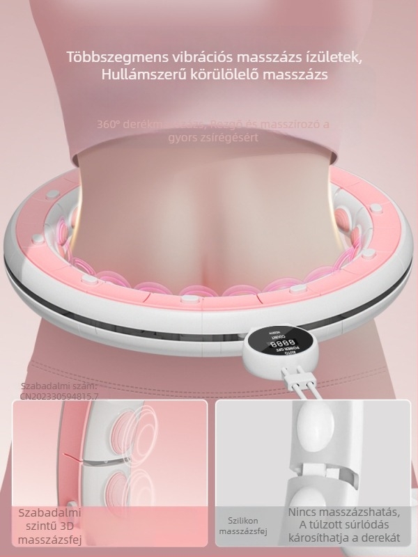 Okos Hula Hoop haserősítő derék Fogyókúrás fitnesz Női vékony has Vékony derék Egyszerű modern haserősítő derék