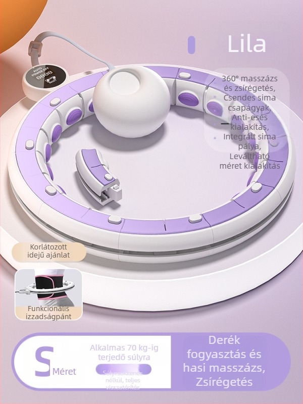 Okos Hula Hoop haserősítő derék Fogyókúrás fitnesz Női vékony has Vékony derék Egyszerű modern haserősítő derék