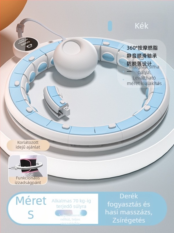 Okos Hula Hoop haserősítő derék Fogyókúrás fitnesz Női vékony has Vékony derék Egyszerű modern haserősítő derék