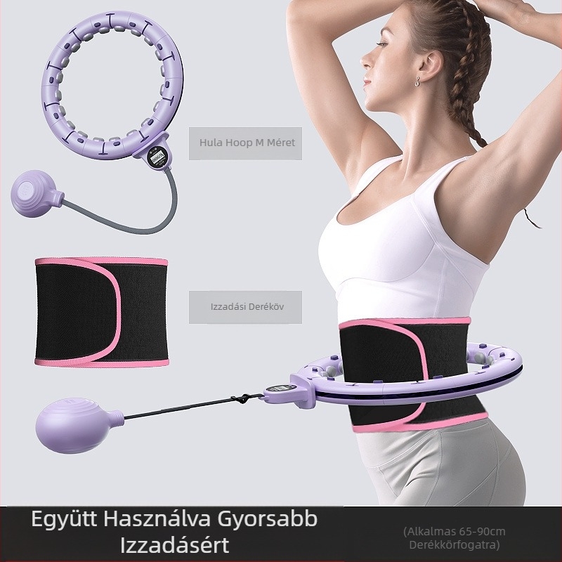 Okos Hula Hoop haserősítő derék Fogyókúrás fitnesz Női vékony has Vékony derék Egyszerű modern haserősítő derék