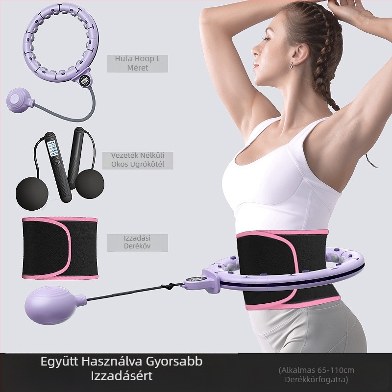 Okos Hula Hoop haserősítő derék Fogyókúrás fitnesz Női vékony has Vékony derék Egyszerű modern haserősítő derék