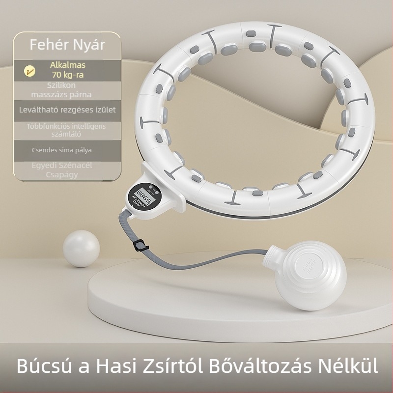 Okos Hula Hoop haserősítő derék Fogyókúrás fitnesz Női vékony has Vékony derék Egyszerű modern haserősítő derék