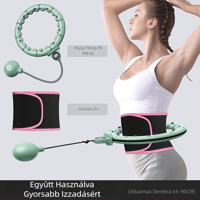 Okos Hula Hoop haserősítő derék Fogyókúrás fitnesz Női vékony has Vékony derék Egyszerű modern haserősítő derék