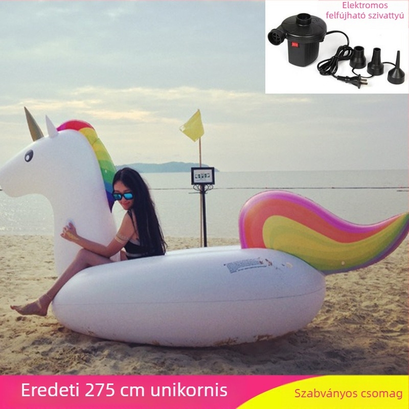 Szemüvegek Nagy Sárga Kacsa Nyári Vakáció Úszó Víz Felfújható Úszógyűrű Tartó Vastag Kacsa Kültéri Rafting Lebegő Ágy