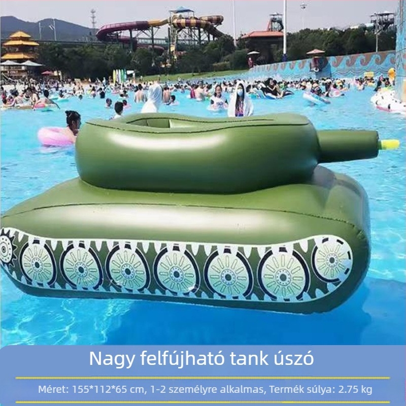 Szemüvegek Nagy Sárga Kacsa Nyári Vakáció Úszó Víz Felfújható Úszógyűrű Tartó Vastag Kacsa Kültéri Rafting Lebegő Ágy