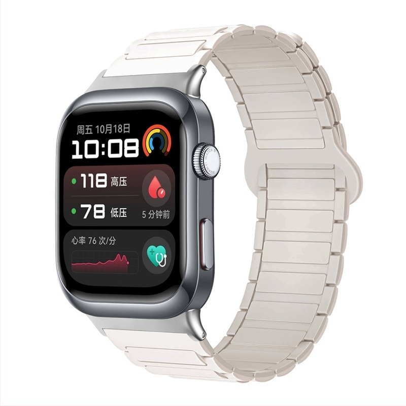 Alkalmas Huawei Watch D2 órához, szilikon mágneses, háromrészes szíjjal, alkalmi sportkarkötővel, gyárilag kész készlet