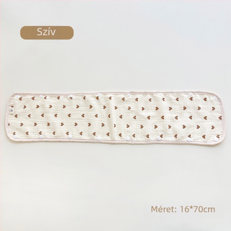 Babakocsi nyáltörölköző háromrészes babakocsi kesztyű pamut gézpánt nyáltörölköző babakocsi harapásgátló vállvédő