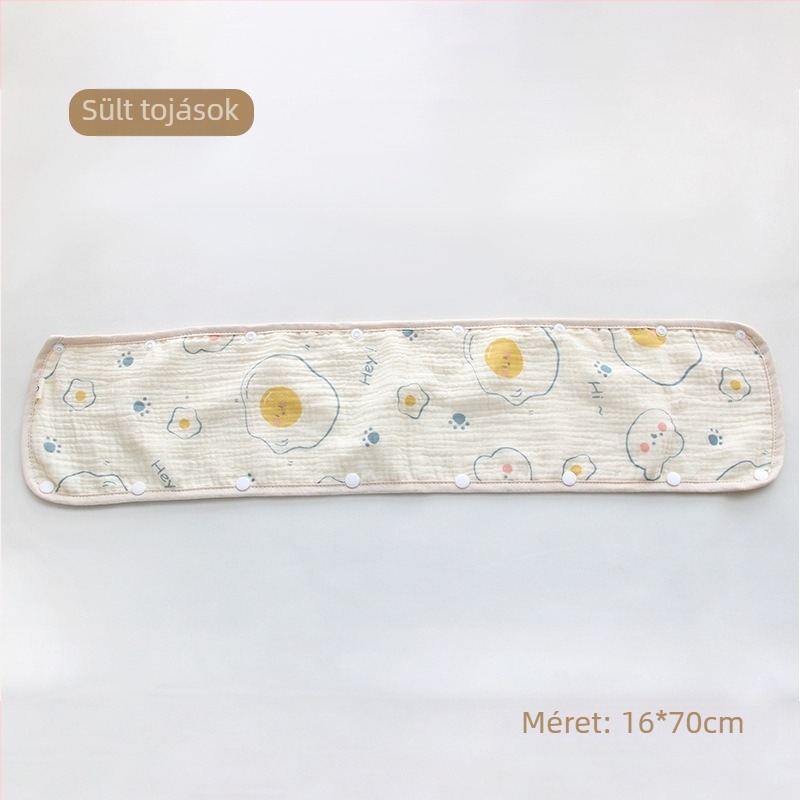 Babakocsi nyáltörölköző háromrészes babakocsi kesztyű pamut gézpánt nyáltörölköző babakocsi harapásgátló vállvédő