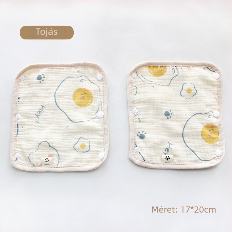 Babakocsi nyáltörölköző háromrészes babakocsi kesztyű pamut gézpánt nyáltörölköző babakocsi harapásgátló vállvédő