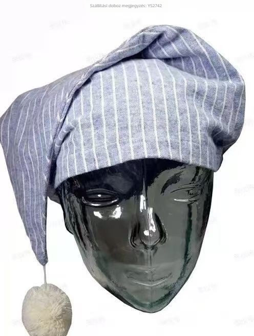 Amazon új férfi hosszú sapka fehér szőrgombóccal, állítható kerületű, szülő-gyermek együtt is használható