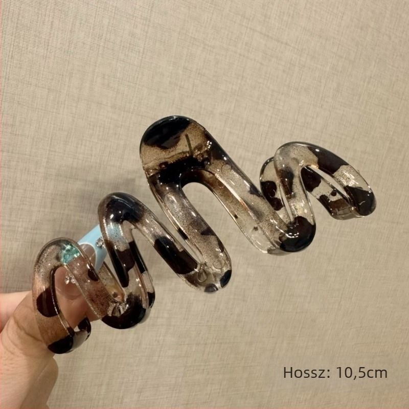 Japán csúcskategóriás aranyos fehér sugárzó hullámos pöttyös divatos többtestű édes nagy méretű, fej hátulján lévő cápa lány hajtűs hajdíszek
