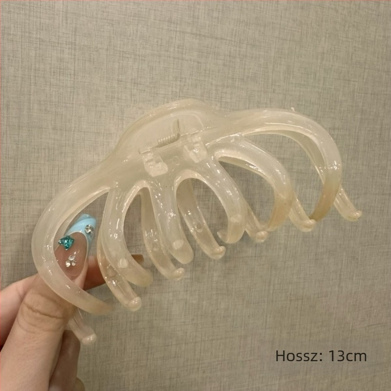 Japán csúcskategóriás aranyos fehér sugárzó hullámos pöttyös divatos többtestű édes nagy méretű, fej hátulján lévő cápa lány hajtűs hajdíszek