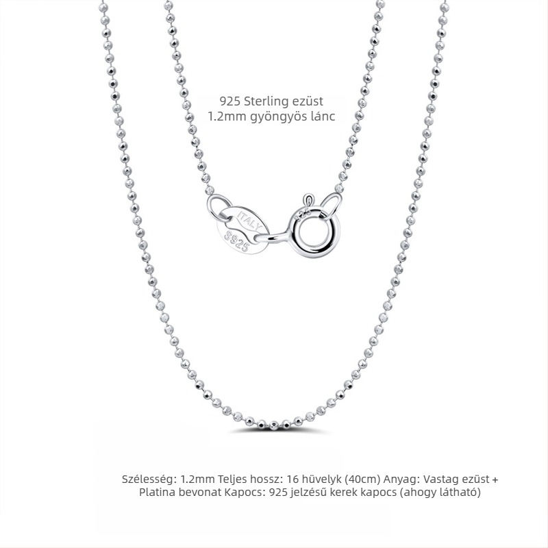 S925 sterling ezüst dobozlánc, csavart mintázat, DIY, medál nélkül