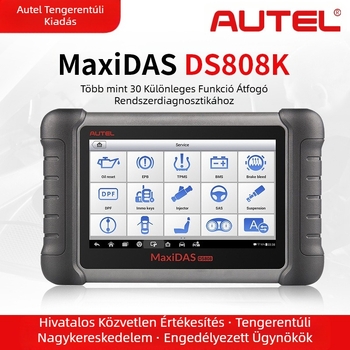Gyári Autel Daotong DS808K autó OBD detektoros, teljes modell ECU autódiagnosztikai műszert keresek.