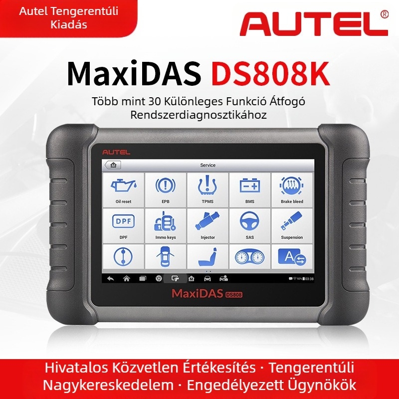 Gyári Autel Daotong DS808K autó OBD detektoros, teljes modell ECU autódiagnosztikai műszert keresek.