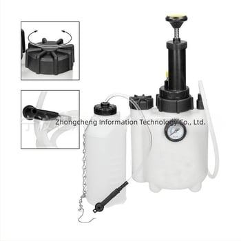 Autófék olajcserélő kézi fékolajcsere 3 literes vákuumos fékolajtartályon keresztül szivattyúegység fékjavítás