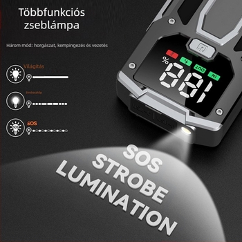 Jump Starter autó vészindító tápegység légpumpa többfunkciós gép az Amazon népszerű multifunkciós külső akkumulátora