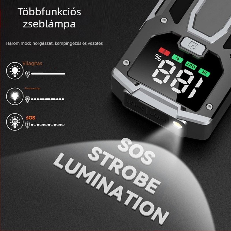 Jump Starter autó vészindító tápegység légpumpa többfunkciós gép az Amazon népszerű multifunkciós külső akkumulátora