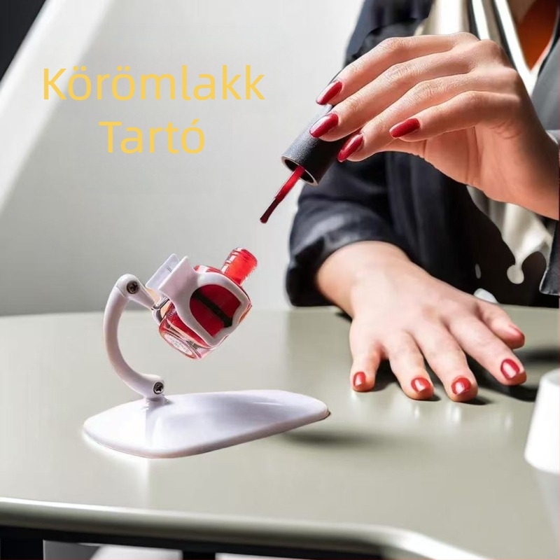 Határokon átnyúló körömművészeti asztali állvány körömművészeti eszköz állvány körömlakk tartó rögzítő klip körömlakk üveg segédeszköz