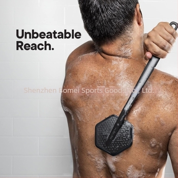 Amazon új szilikon hosszú fogantyújú fürdőkefe férfi szilikon háttisztító kefe fürdőkefe hátdörzsölő kefe