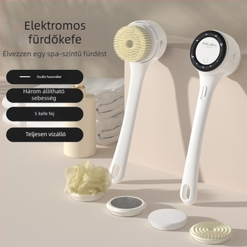 Határokon átnyúló elektromos fürdőkefe forgó multifunkcionális fürdőkefe vízálló lusta személy fürdőkefe hátsúroló műtárgy súroló eszköz