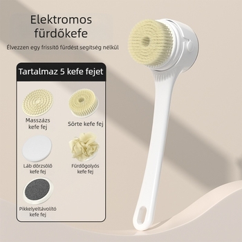 Határokon átnyúló elektromos fürdőkefe forgó multifunkcionális fürdőkefe vízálló lusta személy fürdőkefe hátsúroló műtárgy súroló eszköz