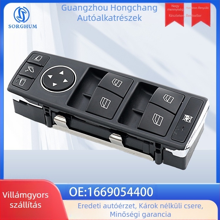 1669054400 Alkalmas Mercedes-Benz autóalkatrészekhez Autó elektromos ablakemelő kapcsoló Autókapcsoló
