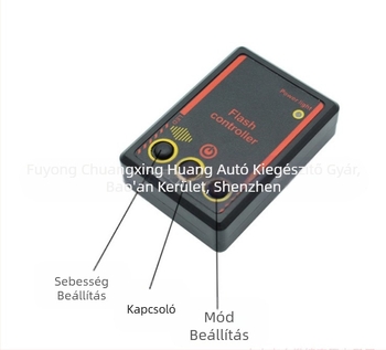 Autós vaku, új, vezetékes távirányítóval, 12 V-os, egy húzással, négy 16 LED-es kiemeléssel, középső Net Light, klip típusú stroboszkóp