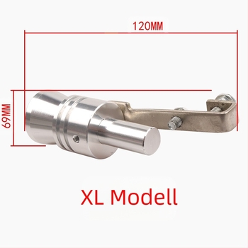 Módosított turbó síp kipufogócső hangjelző motorkerékpár utánzó turbó kipufogó hang síp