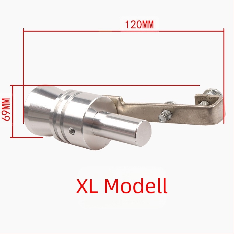 Módosított turbó síp kipufogócső hangjelző motorkerékpár utánzó turbó kipufogó hang síp